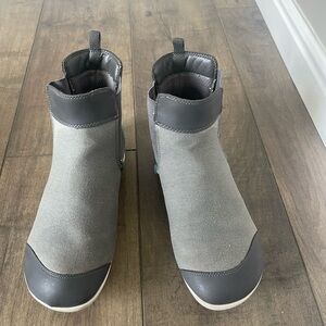 Xero Shoes Women's 10 Vienna Moon Mist Canvas Chelsea Boot Lightweight Zero Drop